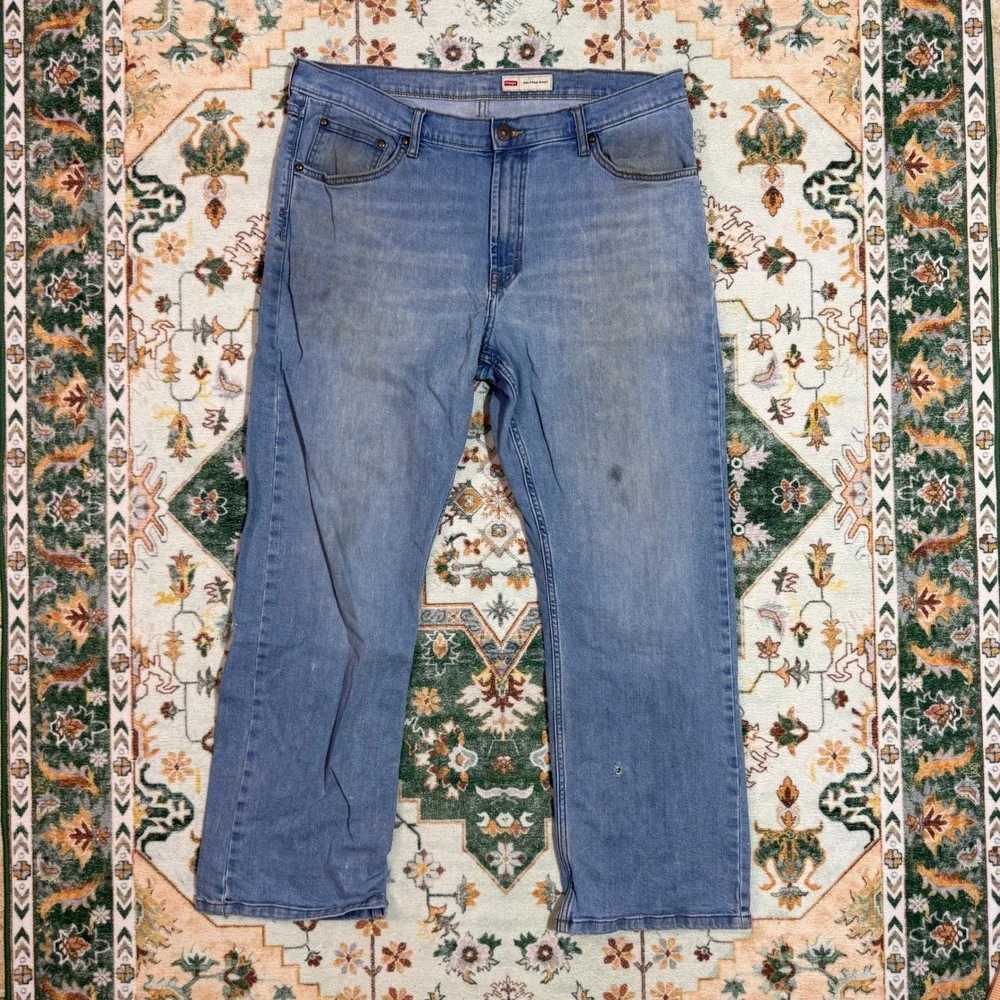 Wrangler Men's Light Wash Bootcut Jeans Comfort Guaranteed Size 36x30
